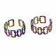 Open Rectangle Cuff Rings RJEW-N038-014-1