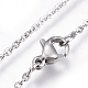 304 Stainless Steel Pendant Necklaces NJEW-E141-43-4