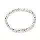 Bracelet extensible en perles rondelles de verre à facettes pour enfant BJEW-JB06807-17-1