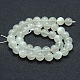 Natürlichen weißen Mondstein Perlen Stränge G-P342-02A-6mm-A-2