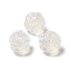Placage uv perles acryliques irisées arc-en-ciel transparentes PACR-M001-05-1
