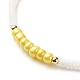 Bracelet en perles de rocaille de verre BJEW-JB08199-02-4