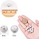 NBEADS 1 Box of 180 Pcs Healing Gemstone 8mm Natural White Howlite Round Stone Beads Aromatherapy Jewellery G-NB0001-04-2