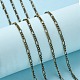 Cadenas hechas a mano de hierro cadenas figaro cadenas madre-hijo CHSM029Y-AB-2