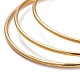 3 pièces simple mode placage sous vide pour femmes 304 bracelets bouddhistes empilables en acier inoxydable BJEW-O182-11G-3