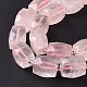 Chapelets de perles en quartz rose naturel G-G765-24-4