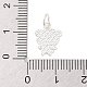 Panda Form 925 Sterling Silber Charms STER-F056-03S-03-3