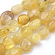 Giallo naturale perline opale fili G-Q952-23-6x8-1