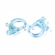 Transparent Acrylic Lobster Claw Clasps TACR-T023-01A-05-3