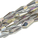 Chapelets de perles en verre électroplaqué EGLA-S159-01-1