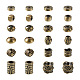 Kissitty 48 pièces 12 perles en laiton de style tibétain KK-KS0001-23-2