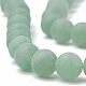 Natürlichen grünen Aventurin Perlen Stränge G-T106-172-2