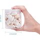 PandaHall Elite about 160g White Natural Conch Shell Beads Undrilled/No Hole Tiny Scallop Sea Shells Ocean Beach Seashells Craft Charms for Candle Making Home Decoration Party Wedding Decor BSHE-PH0003-15-3