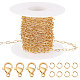 Beebeecraft kit de fabrication de collier de bracelet de chaîne de bricolage DIY-BBC0001-17-1
