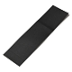 長方形の折りたたみ可能な紙のジュエリーディスプレイカード  イヤリング&ネックレスディスプレイ用ジュエリーオーガナイザーホルダー  ブラック  完成品：6.5x5.05x8.05cm  24.5x6.5x0.05cm  穴：1.5mm EDIS-E011-01B-3