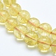 Chapelets de perles de citrine naturelle X-G-E483-13-6mm-3