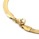 Ionenplattierung (IP) 304 Edelstahl-Halskette mit Fischgrätenmuster für Männer und Frauen X-NJEW-E076-04C-G-3