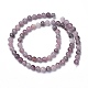 Perles de lépidolite naturelle / mica violet G-G770-04A-10mm-3