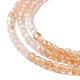 Chapelets de perles de citrine naturelle G-P514-B05-01-4