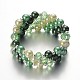 3-Loop Glass Pearl Wrap Bracelets BJEW-JB01876-01-2