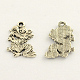 Chinese Dragon Tibetan Style Zinc Alloy Pendants TIBEP-Q033-68-1