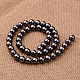 Polished Round Grade A Shell Pearl Bead Strands BSHE-M027-10mm-01-2