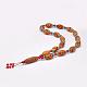 Buddhist Jewelry Natural Tibetan Agate Beaded Necklaces NJEW-F131-11-2