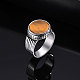 Кольца из нержавеющей стали 304 с натуральным тигровым глазом для мужчин&nbsp;FS-WGE1297-04-1