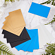 GORGECRAFT 10Pcs Blank Metal Card 80X50X0.8mm Painted Aluminum Panel Anodized Plate for DIY Laser Printing Engraving Custom Engrave Color Print Business Card Scrapbooking Embellishments(Blue) TOOL-GF0003-10A-5
