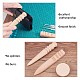 Leather Grinding Trimming Round Flat Stick Vegetable Tanned TOOL-PH0016-27-3