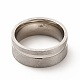 201 ajuste de anillo de dedo ranurado de acero inoxidable STAS-P323-06P-2