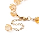 Bracelet en perles de verre en forme de larme de cristal autrichien imitation BJEW-TA00171-02-5