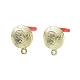 Accessoires de boucles d'oreilles en alliage doré EJEW-B036-01G-01-1