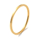 Placcatura ionica (ip) 304 anello da dito semplice a fascia semplice in acciaio inossidabile per donna uomo RJEW-F152-05G-A-1