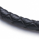 Braided Leather Cord Bracelets BJEW-F291-37A-2