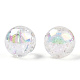 Perles en acrylique transparentes craquelées MACR-S373-66A-L01-2