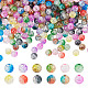 360 шт. 12 цвета прозрачные хрустящие акриловые бусины CACR-HY0001-01-1