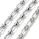 304 Stainless Steel Textured Oval & Knot Link Chains CHS-B005-02P-1