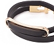 Imitation Leather Wrap Bracelets BJEW-G620-C01-2