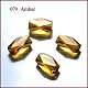 Abalorios de cristal austriaco de imitación SWAR-F055-8x4mm-07-1