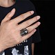 Men's Stainless Steel Finger Rings RJEW-BB29866-11-2