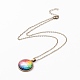 Regenbogen-Pride-Halskette NJEW-F290-01L-2
