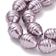 Galvanisieren Sie Muschelperlen-Perlenstränge BSHE-O019-02E-2
