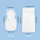 PandaHall 400pcs/set Pineapple Shaped Earring Holder Cards CDIS-PH0001-26-2