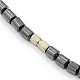 Non-magnetic Synthetic Hematite Beaded Necklaces X-NJEW-O008-02A-3