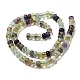 Natural Colorful Fluorite Beads Strands G-D481-19A-3