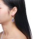 Boucles d'oreilles avec pendentif en 925 argent sterling EJEW-BB33915-A-3