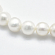 Brins de perles de culture d'eau douce naturelles PEAR-F007-26-3