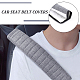 OLYCRAFT 4Pcs Grey Car Seatbelt Covers 12 Inch Universal Car Seat Belt Pads Cover Gray Seatbelt Shoulder Pad Cover Automotive Seatbelt Cover for Cars Trucks Accessories AJEW-OC0003-74B-5