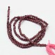 Natural Garnet Beads Strands X-G-N0213-04-2mm-2